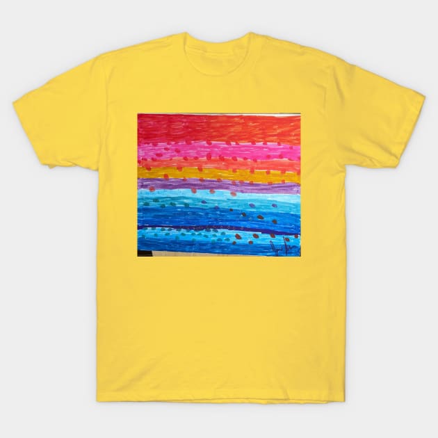 Lovely colors in layers T-Shirt by JudyOriginalz